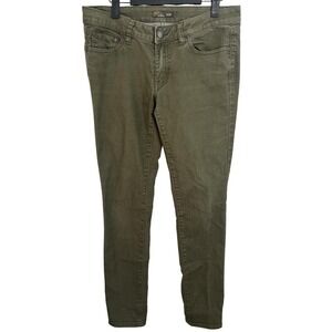 Prana Wm 8/29 Army‎ Dark Green Jeans Hiking Outdoors Utility Gorpcore Camp Y2k
